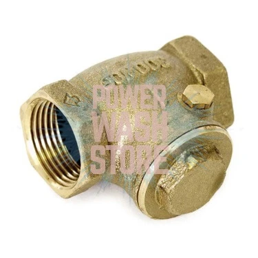 Brass Check Valve Swing Action 1/2"FPT #3167 1 Brass Check Valve Swing Action 1/2"FPT #3167