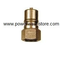 Double Shut Off Quick Connect Plug - Brass 3/8" FPT #1680