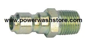 Hansen - 1/2" MPT Quick Connect Plug #1855 1 Hansen - 1/2" MPT Quick Connect Plug #1855