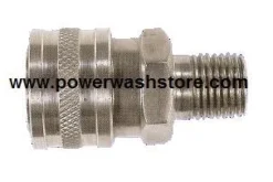 Hansen Stainless Steel - 1/4 MPT Quick Connect Coupler #1861