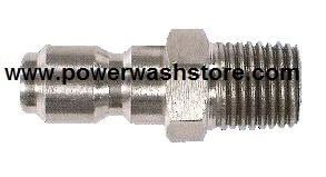 Hansen Stainless Steel - 3/8" MPT Quick Connect Plug #1873 2 Hansen Stainless Steel - 3/8" MPT Quick Connect Plug #1873 -Summit Store HansenStainlessSteel 3 8 MPTPlugNo1873