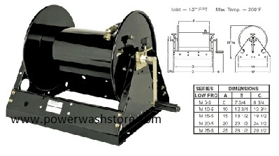Hosetract Low - Pro Series Reels - 225' #1782 (M15-5 LOW PRO) 2 Hosetract Low - Pro Series Reels - 225' #1782 (M15-5 LOW PRO) - Image 2