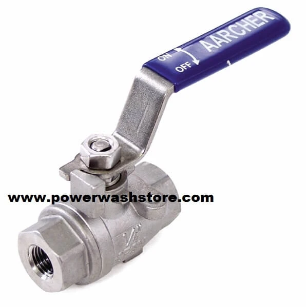 Stainless Steel Ball Valve 3/4" #3008 2 Stainless Steel Ball Valve 3/4" #3008 - Image 2
