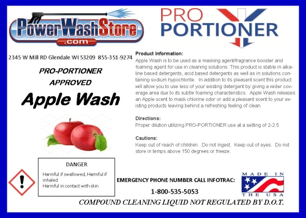 Water Dragon Apple Wash Surfactant -1 Gallon 2 Water Dragon Apple Wash Surfactant -1 Gallon - Image 2